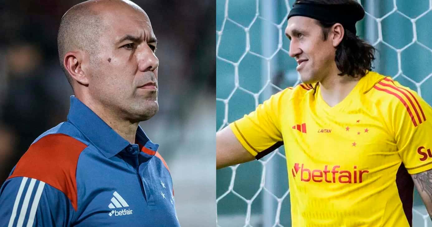 Leonardo Jardim - Cássio - Cruzeiro (Foto: Reprodução)