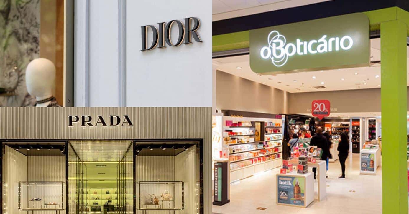 Loja Dior Loja Prada - Montagem TVFOCO