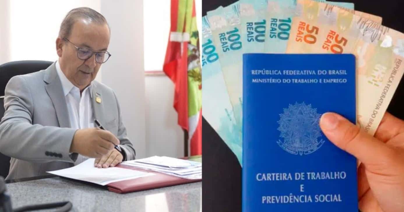 Mello ciente aumento do salário mínimo de CLTs para R$ 1978 (Foto: Montagem/TV Foco)