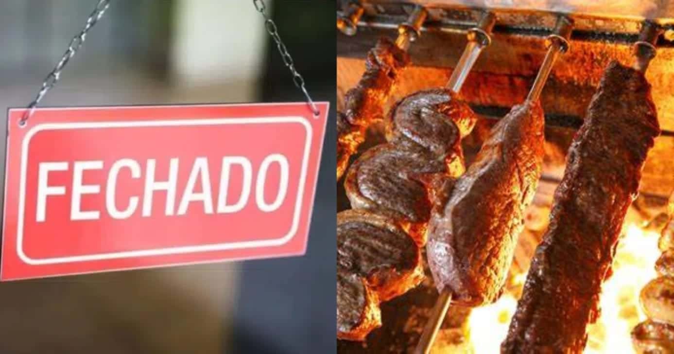 O fim de churrascaria tradicional que fecha as portas após 60 anos (Foto: Reprodução/ Internet)