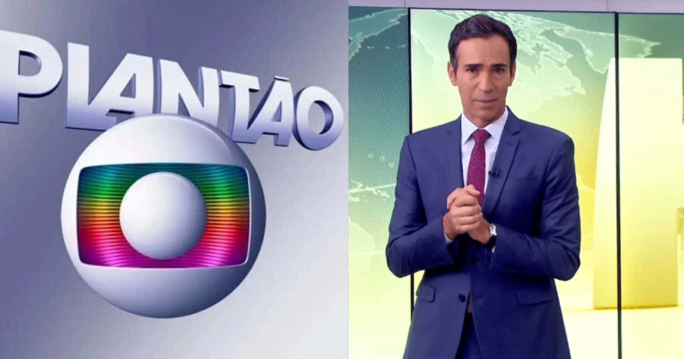 Plantão Globo / César Tralli - Montagem: TVFOCO