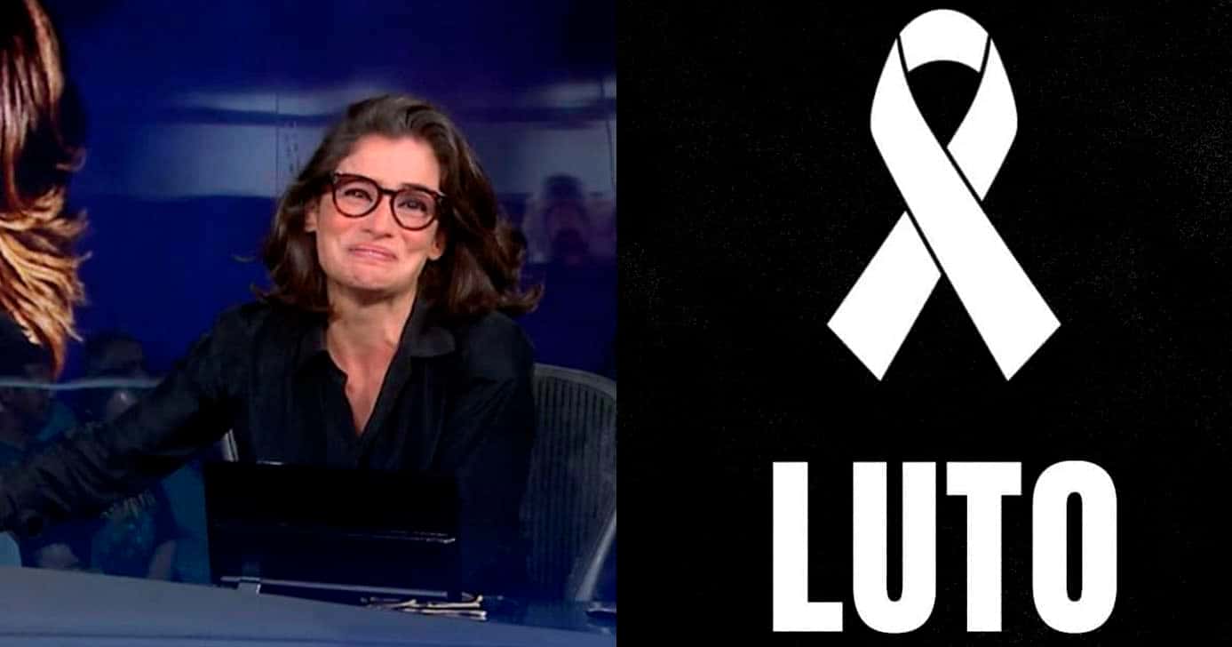 Renata Vasconcellos - LUTO (Foto: Reprodução - Globo)