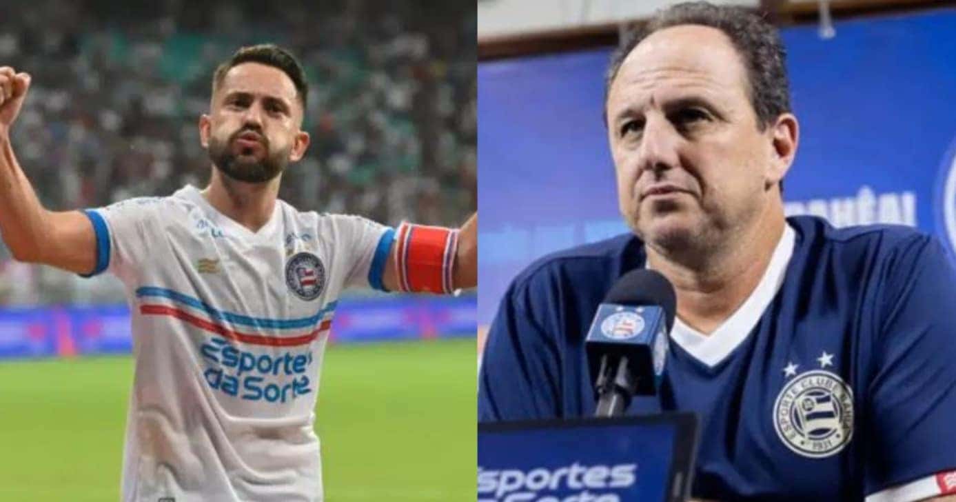 Rogério Ceni pode ter reforço para atuar com Everton no Bahia (Foto: Montagem/TV Foco)