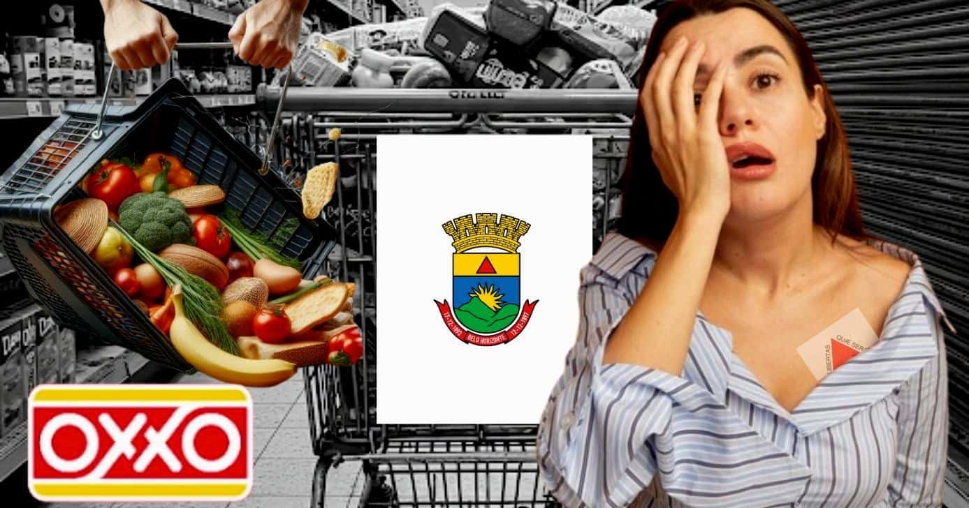 Rede de supermercado, popular feito o OXXO, anunciou encerramento de 15 unidades em BH (Foto Reprodução/Tv Foco/Canva/Lennita/Pinterest)
