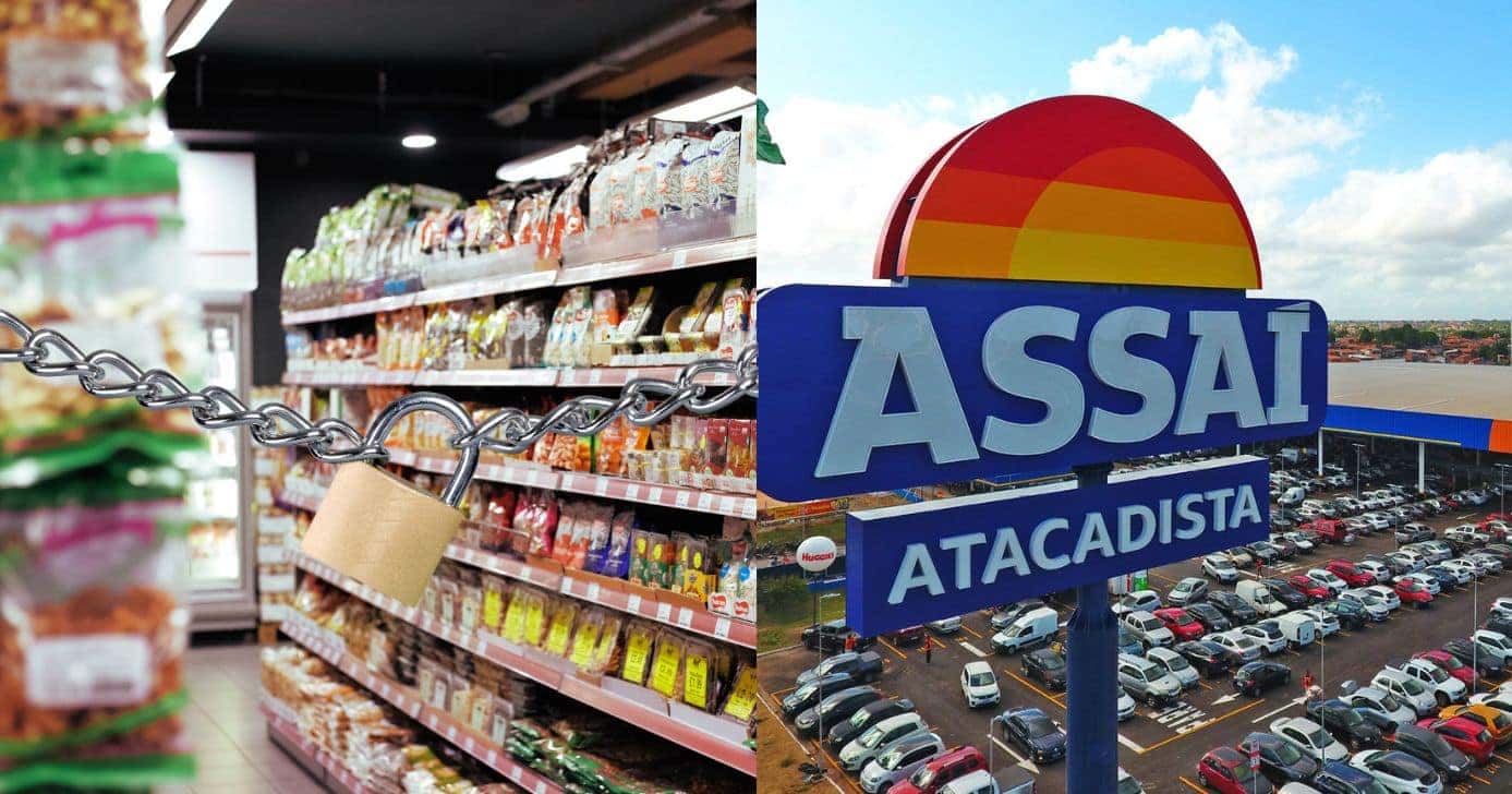 Supermercado, famoso como o Assaí, crava fim de 15 lojas em MG (Reprodução/Montagem TV Foco/Canva)