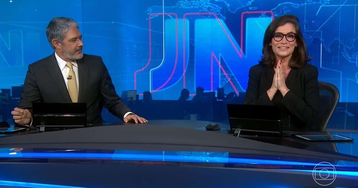Bonner e Renata choram: 2 âncoras do JN têm salários esmagados por apresentador nº1 queridinho da Globo (Foto: Reprodução/ TV Globo)