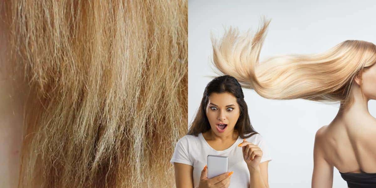 Cabelo liso sem progressiva e com apenas 2 ingredientes (Reprodução: Montagem TV Foco)