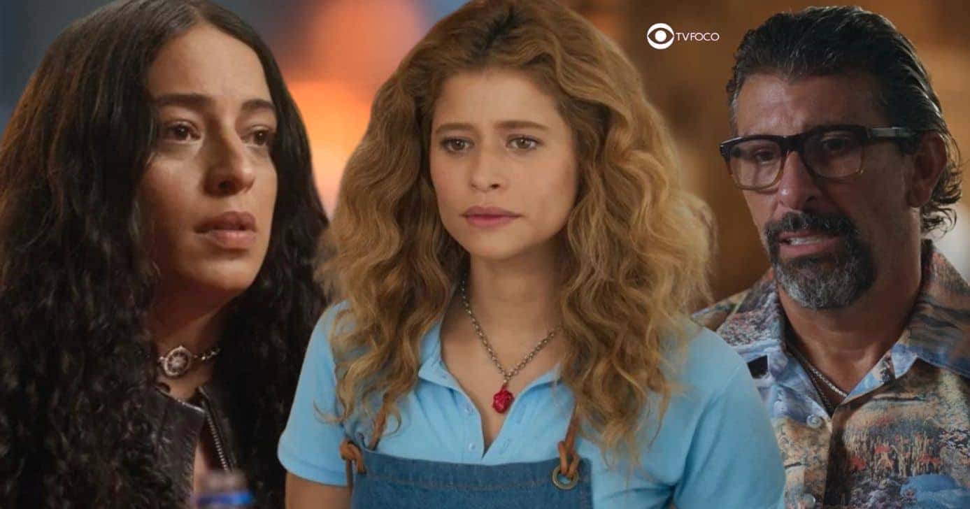 Cacá, Roxelle e Osmar em Volta por Cima (Foto: Reprodução / Globo / Montagem TV Foco)