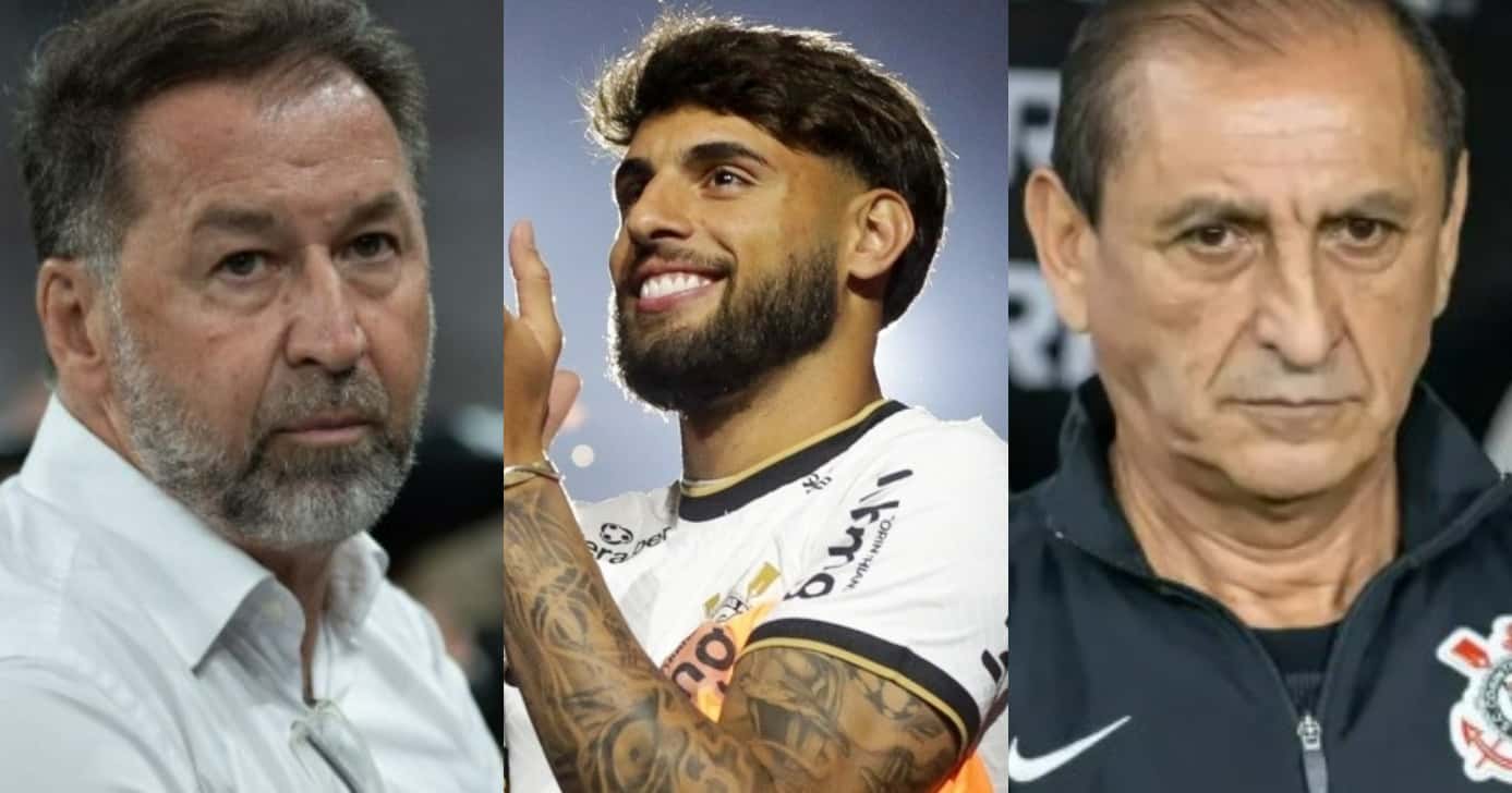 Yuri Alberto tem saída do Corinthians noticiada hoje (31) (Foto: Reprodução/Montagem TV Foco)