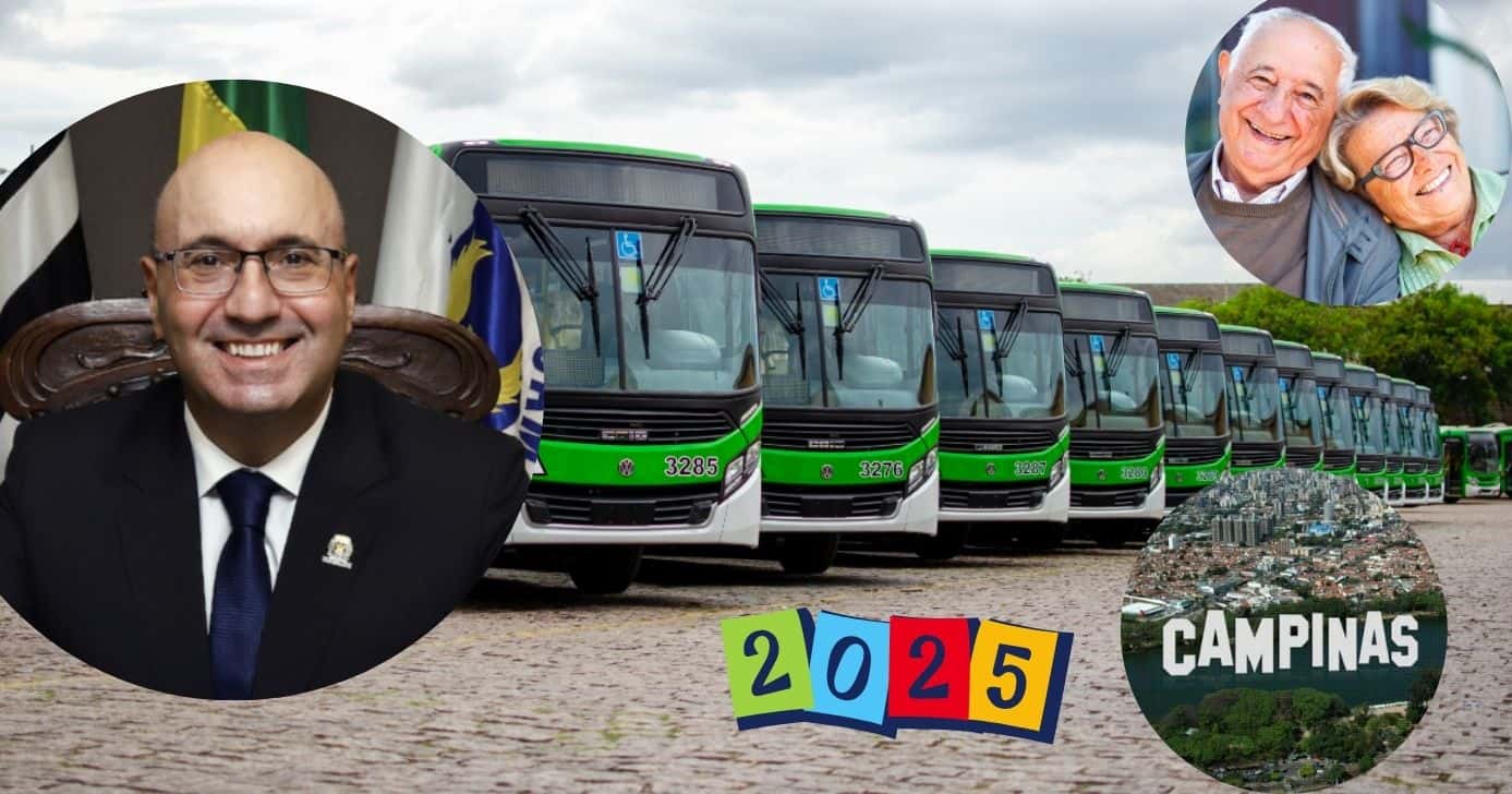 Dário Saadi, Campinas, ônibus e idosos (Foto: Reprodução / Canva / Montagem TV Foco)