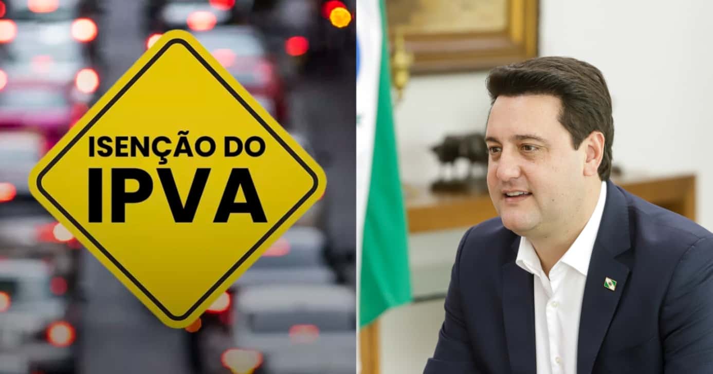 Nova lei do IPVA traz isenção a motoqueiros de Curitiba, PR, em 2025 na era Ratinho Jr. - Foto: Montagem