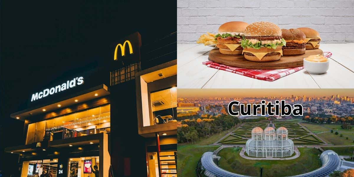 Rival do McDonald's chega com tudo em Curitiba (Reprodução: Montagem TV Foco)