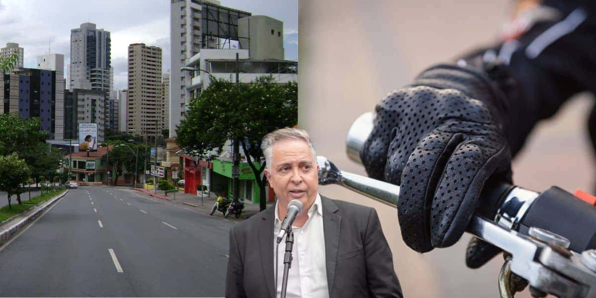 Nova lei das faixas de trânsito em BH (Reprodução: Abraão Bruck)