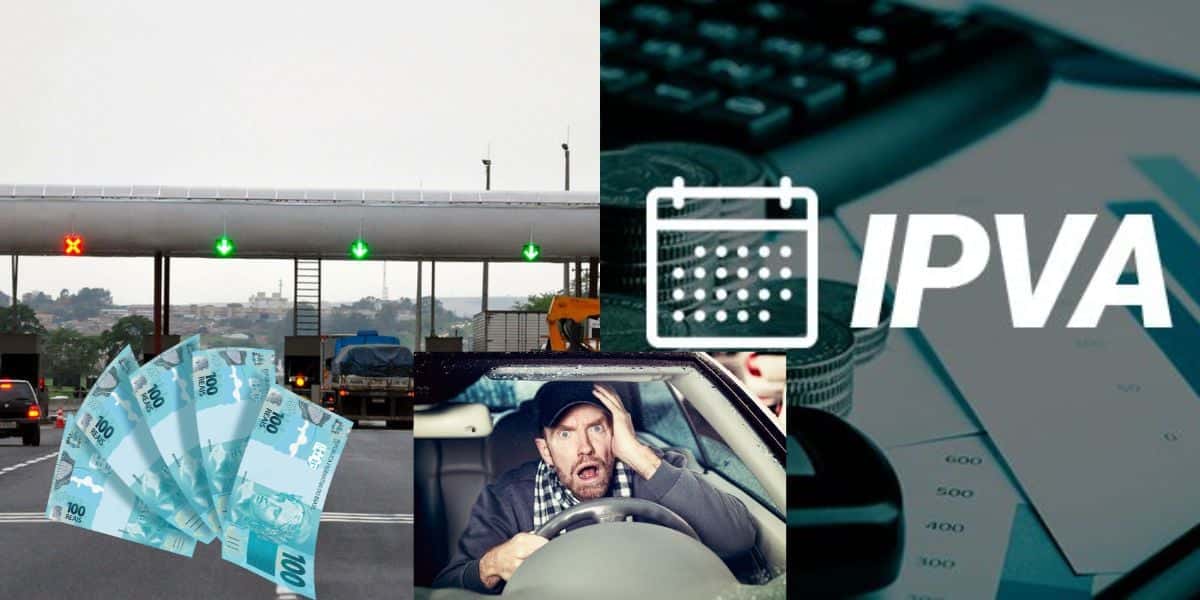 Pagamento em Pedágios em MG mais temido que o IPVA (Reprodução: Montagem TV Foco)