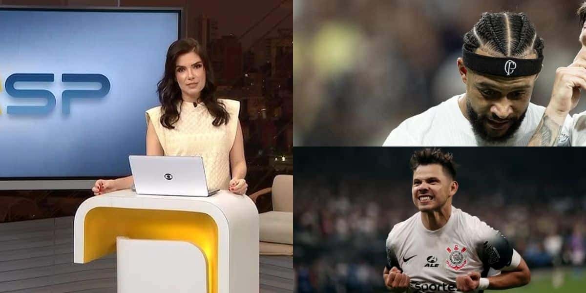 Sabina crava desfecho de dupla de Depay no Corinthians (Reprodução: Globo / Carla Carniel)