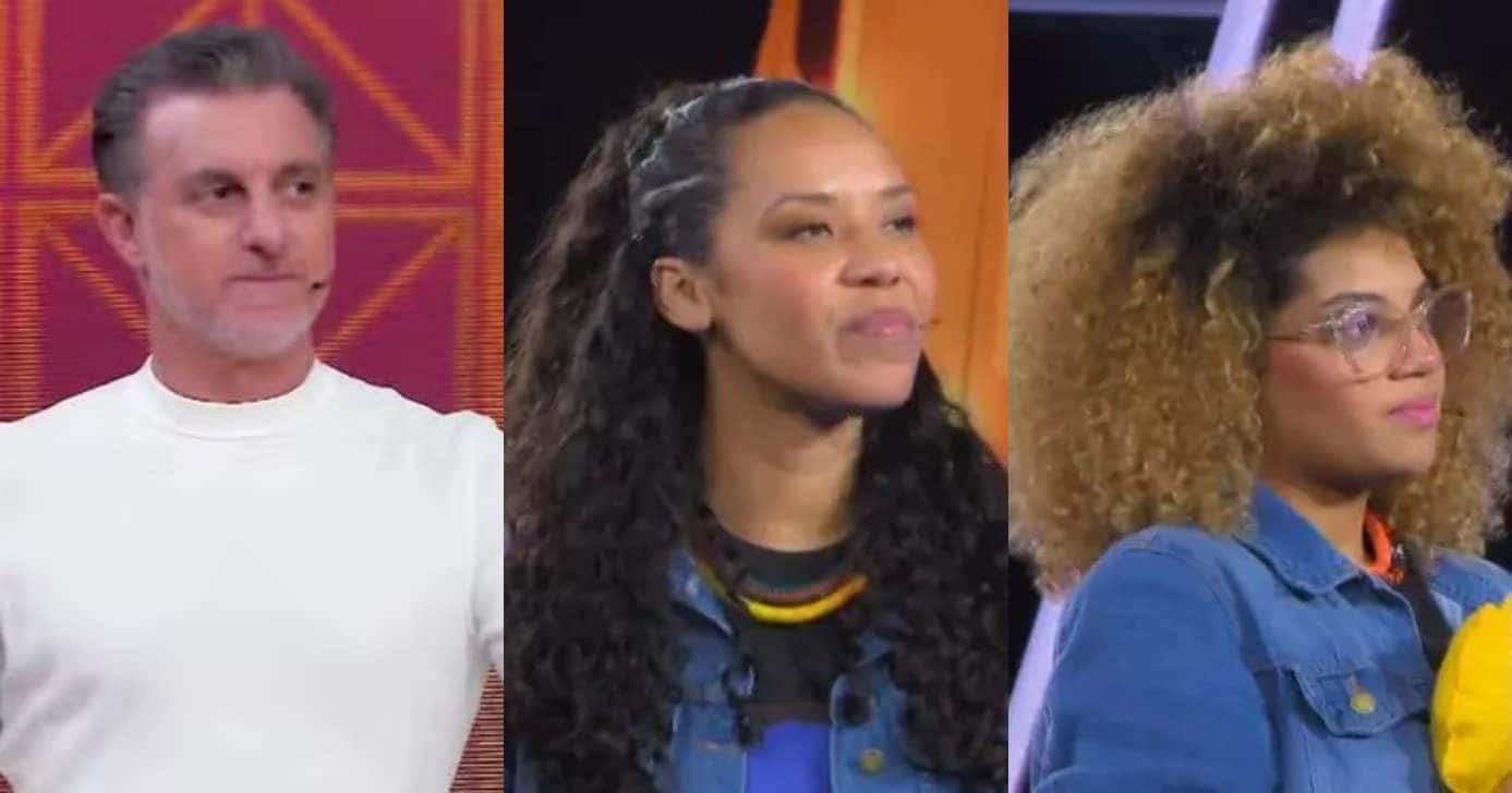 Dupla perde R$112 mil no Domingão com Huck em pergunta + fácil (Foto: Reprodução/Montagem TV Foco)