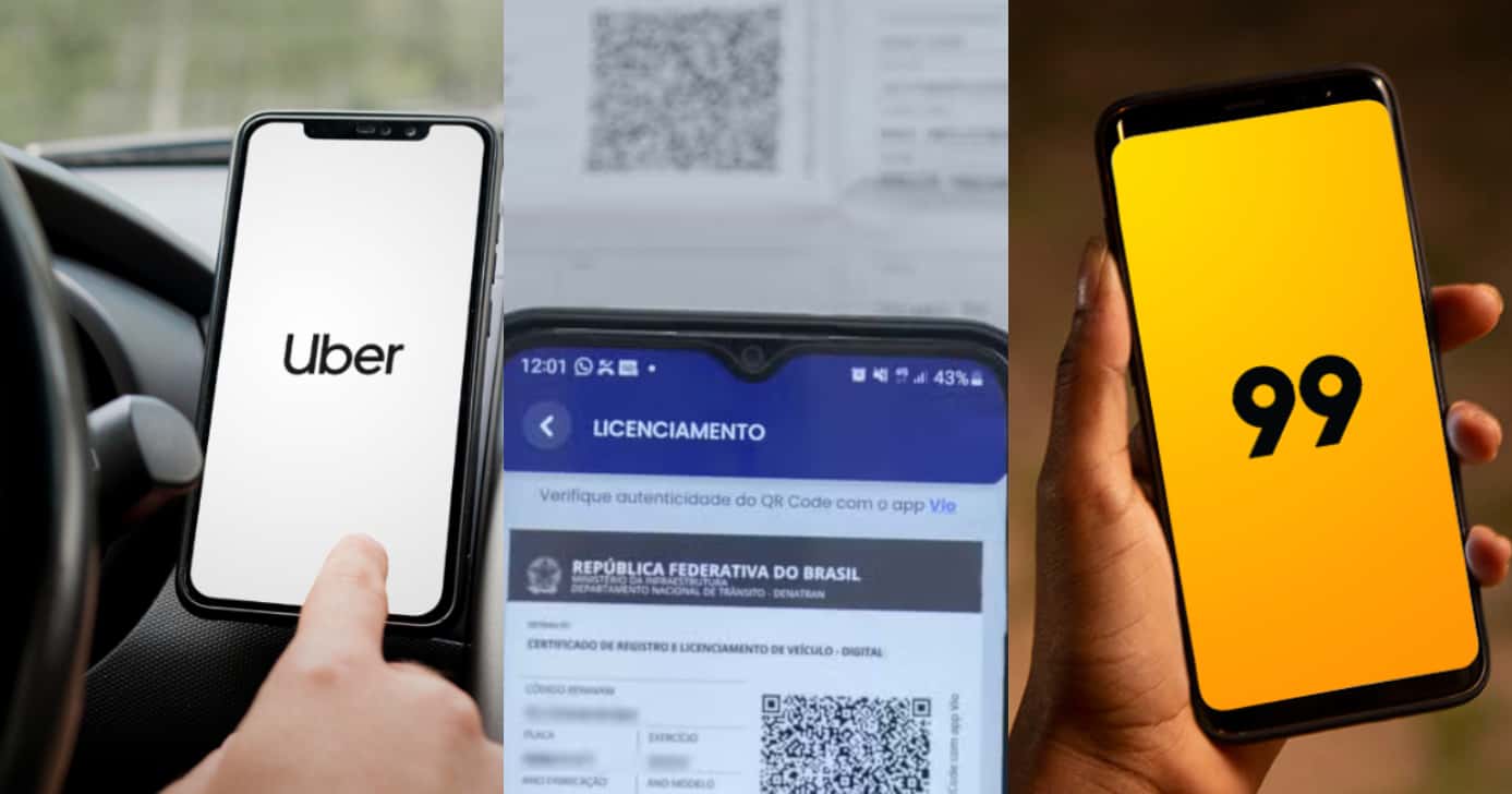 Lei propõe fim do IPVA para motoristas da Uber e 99 em São Paulo (Foto: Divulgação)