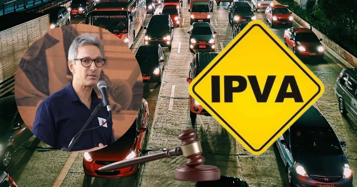 Romeu Zema e IPVA (Foto: Reprodução / Canva / Montagem TV Foco)