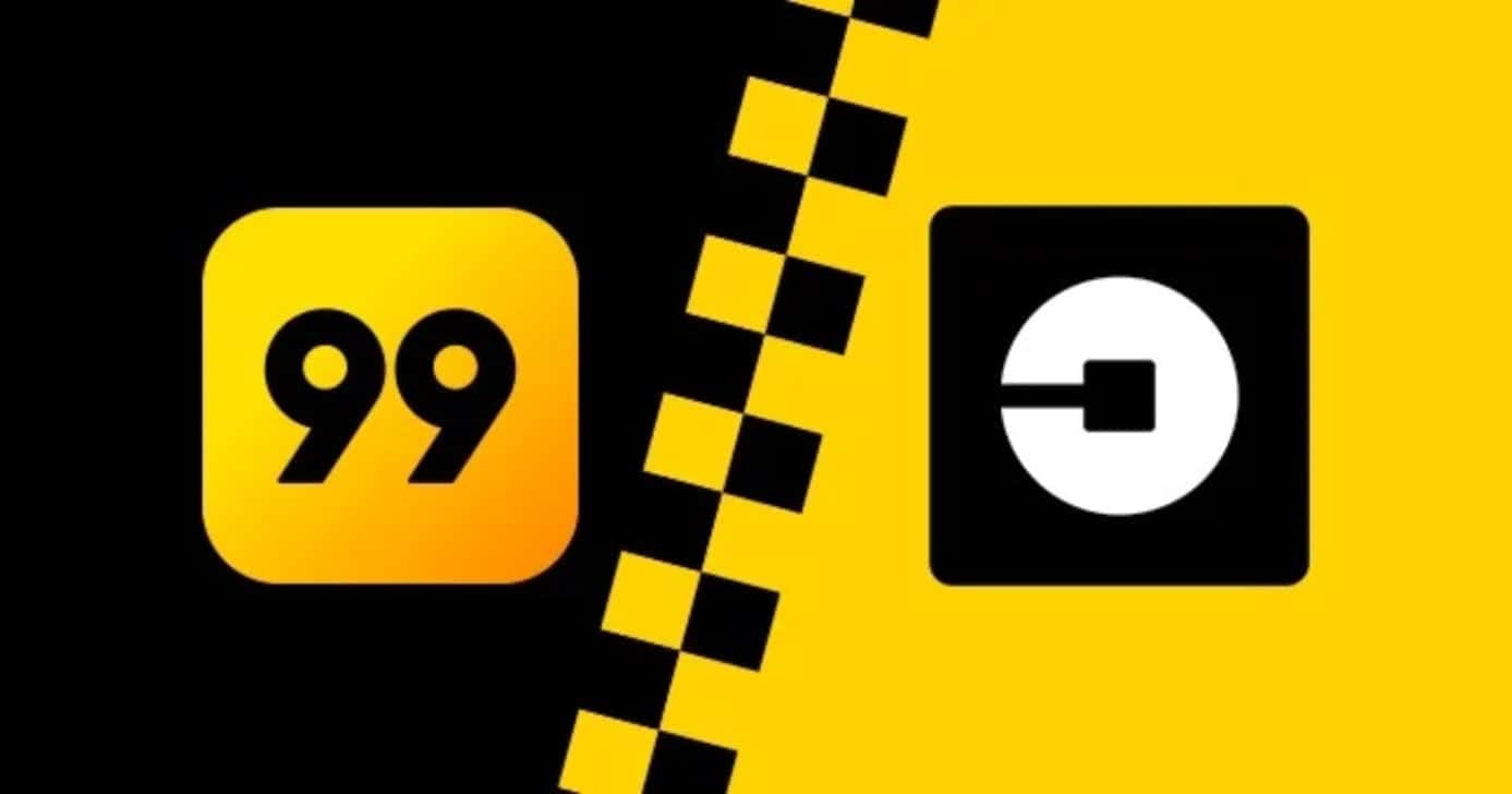 99 e Uber - Montagem