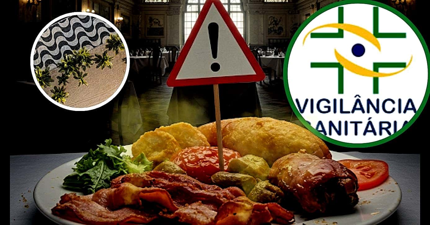 Comida podre são encontradas em quatro hotéis em Copacabana, no RJ, e Vigilância toma providências (Foto Reprodução/Montagem/Lennita/Canva/GMN)