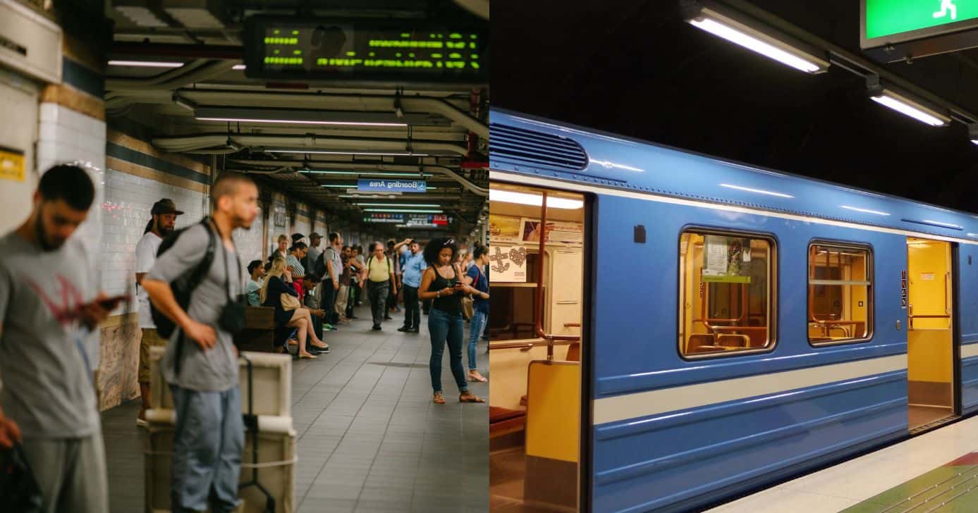 Ilustração paralisação do metrô (Fotos: Canva)