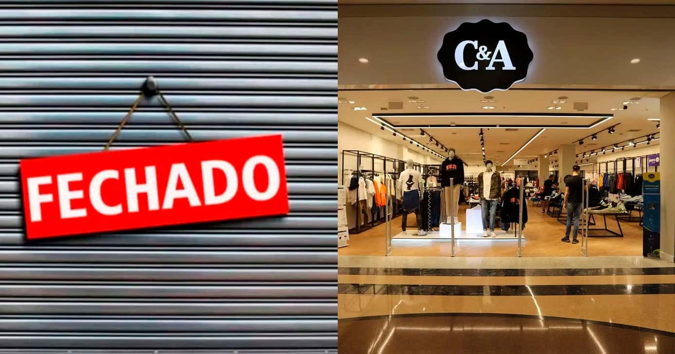 Loja fechada - C&A (Foto: Reprodução)