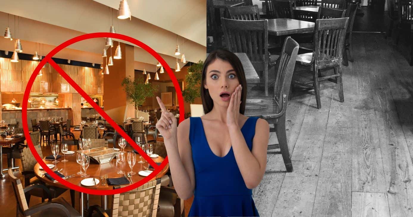 Restaurante fechado em Porto Alegre - Foto Reprodução Internet
