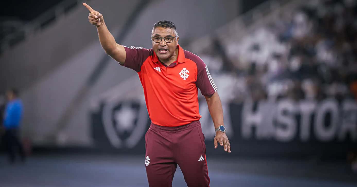 Roger Machado pede craque no Internacional (Foto: Ricardo Duarte)