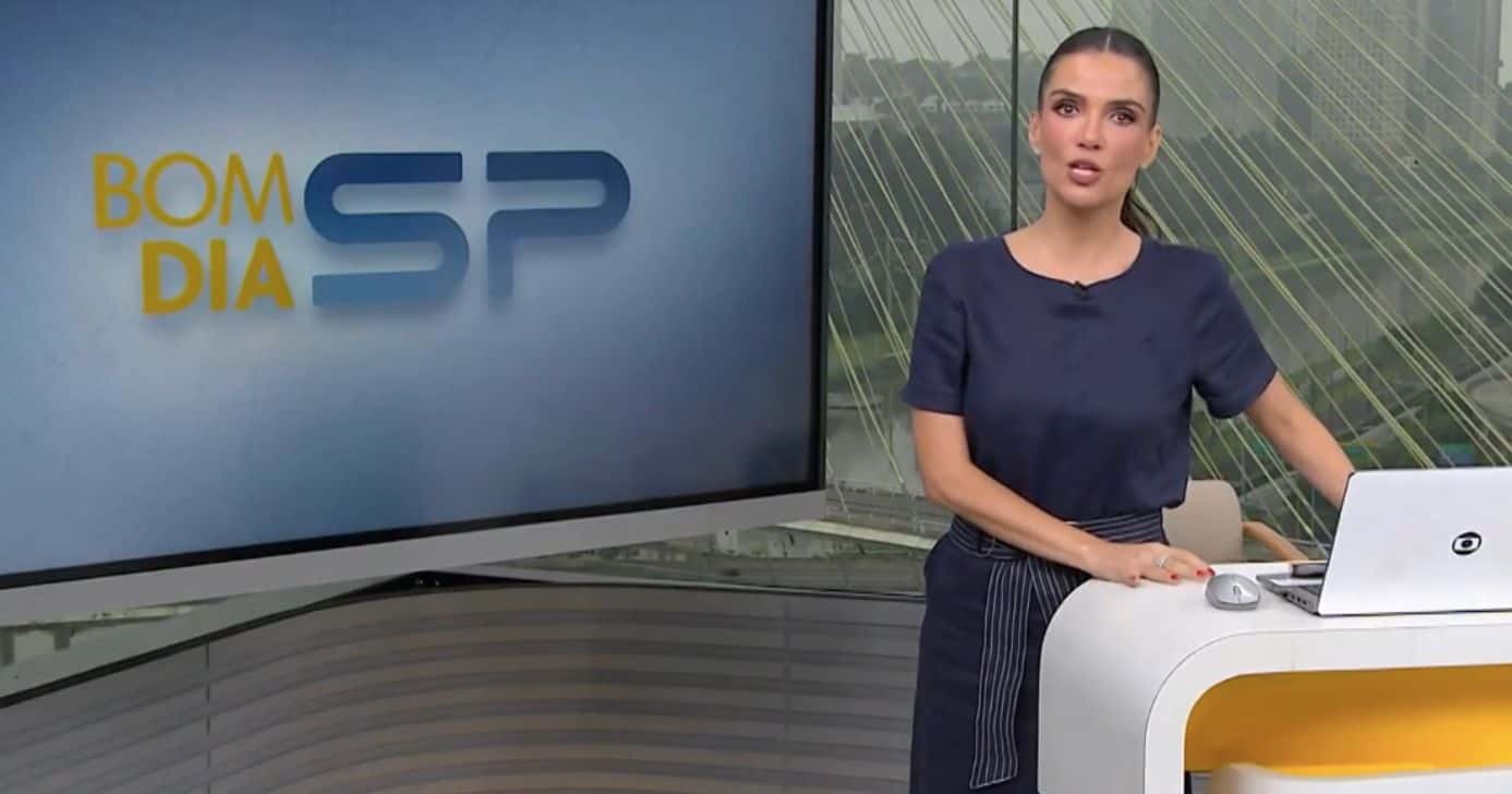 Sabina Simonato no Bom Dia São Paulo (Foto: Reprodução / Globo)