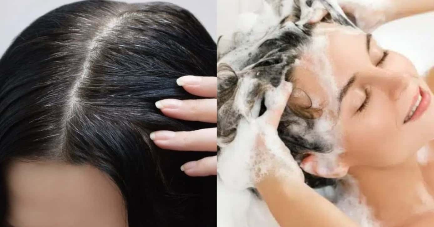 Shampoo natural reverte até a raiz do cabelo branco (Foto: Montagem/TV Foco)