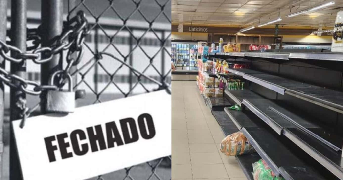Supermercado de Fortaleza, CE, fecha e devasta clientes (Foto: Montagem/TV Foco)