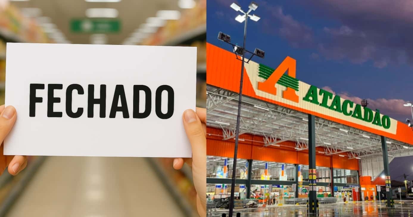 Supermercado tão famoso quanto Atacadão tem unidade fechada (Foto: Montagem/TV Foco)