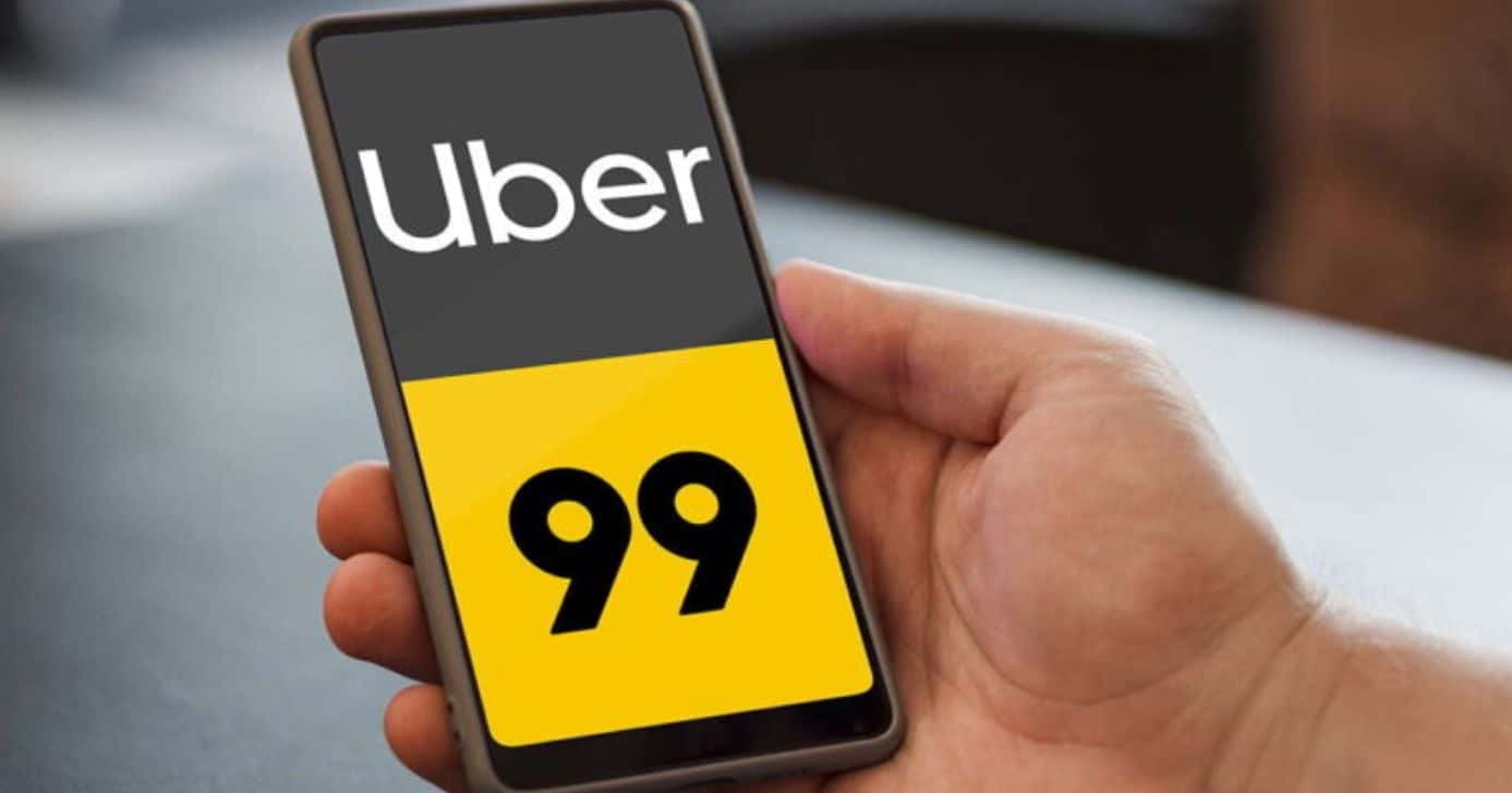 Uber e 99 - Foto: Internet
