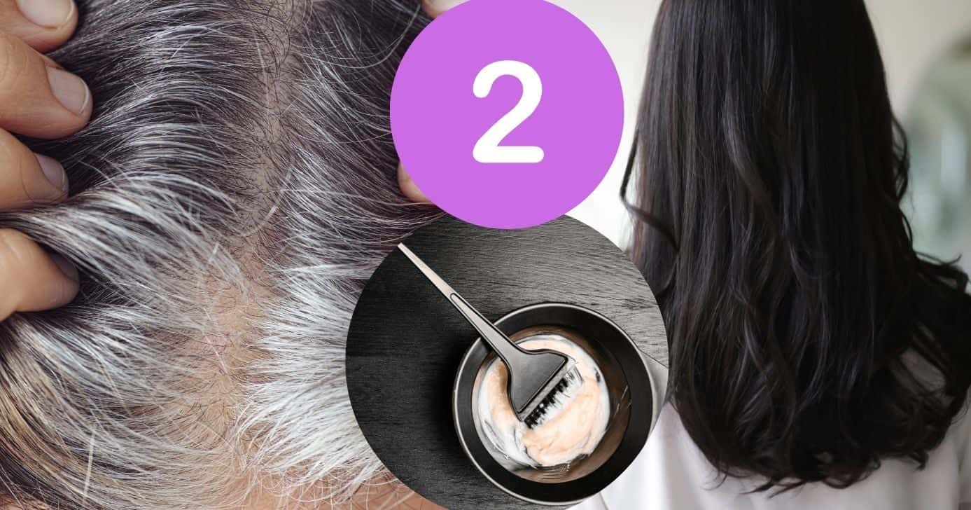 Cabelo branco e fios escuros (Foto: Reprodução / Canva / Montagem TV Foco)