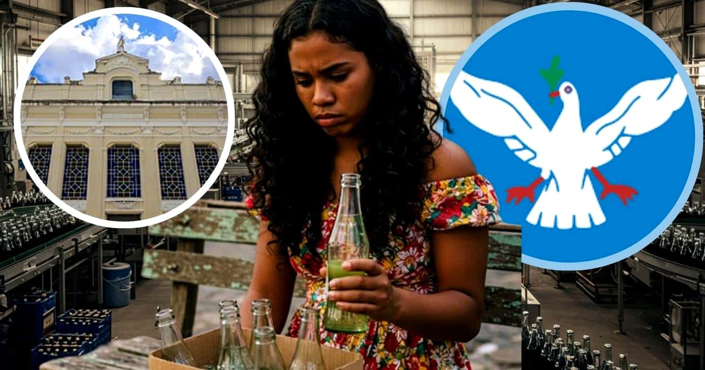 Fábrica nº1 em refrigerantes e garrafas de vidro se despediu de Salvador após ser engolida pela Brahma (Foto Reprodução/Montagem/Tv Foco/Canva/Lennita/GM)