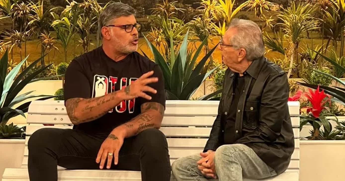Famoso diz o que fez com Frota na frente de Carlos Alberto e assume o que ouviu do ator: “Te matar” (Foto: Reprodução/ Divulgação, SBT)