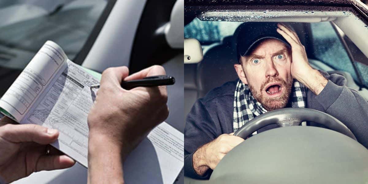 Motoristas em choque com multa com 1 atitude comum (Reprodução: Montagem TV Foco)