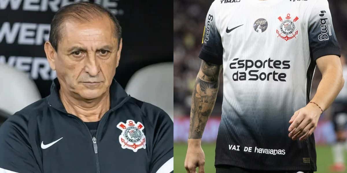 Ramón Díaz crava craque do Corinthians fora (Reprodução: Montagem TV Foco)