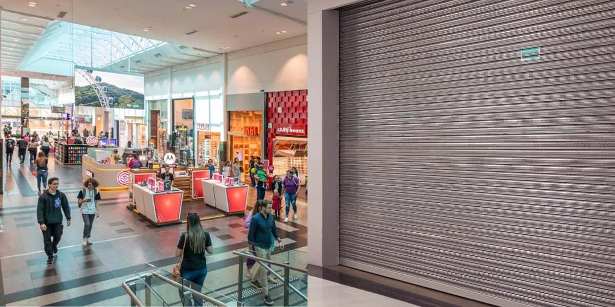 Fim de serviço crucial em Shopping de Santa Catarina (Reprodução: Montagem TV Foco)