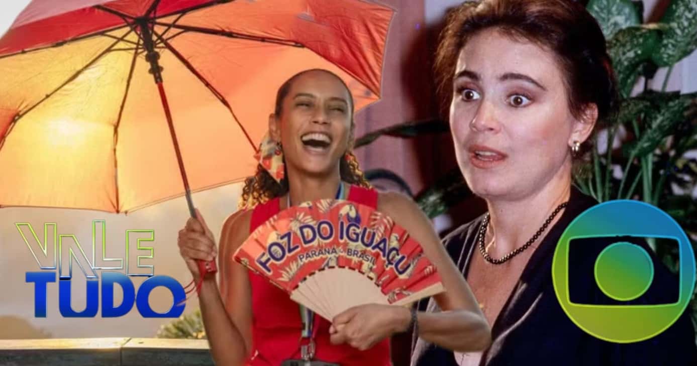 No lugar de Regina Duarte em Vale Tudo, Taís Araújo expõe o que veterana fez com ela: "Tudo isso" (Fotos: Reprodução/ Divulgação, Globo/ Montagem TV Foco)