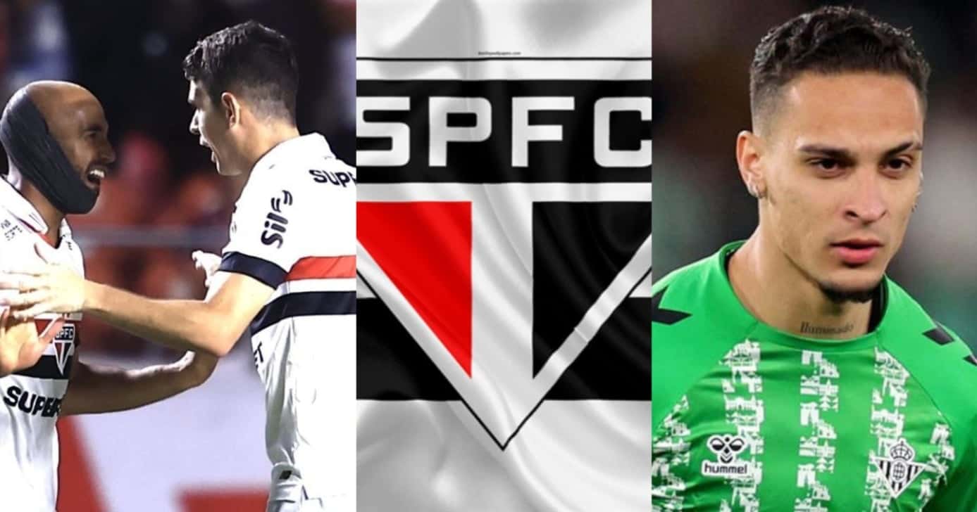 Antony tem retorno armado no São Paulo e Zubeldía comemora - Foto: Montagem