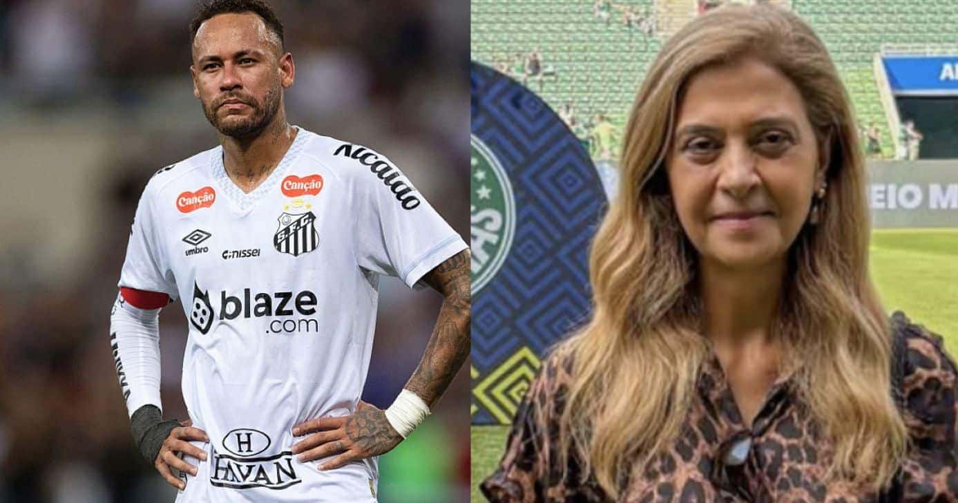 Neymar / Leila Pereira - Montagem: TVFOCO