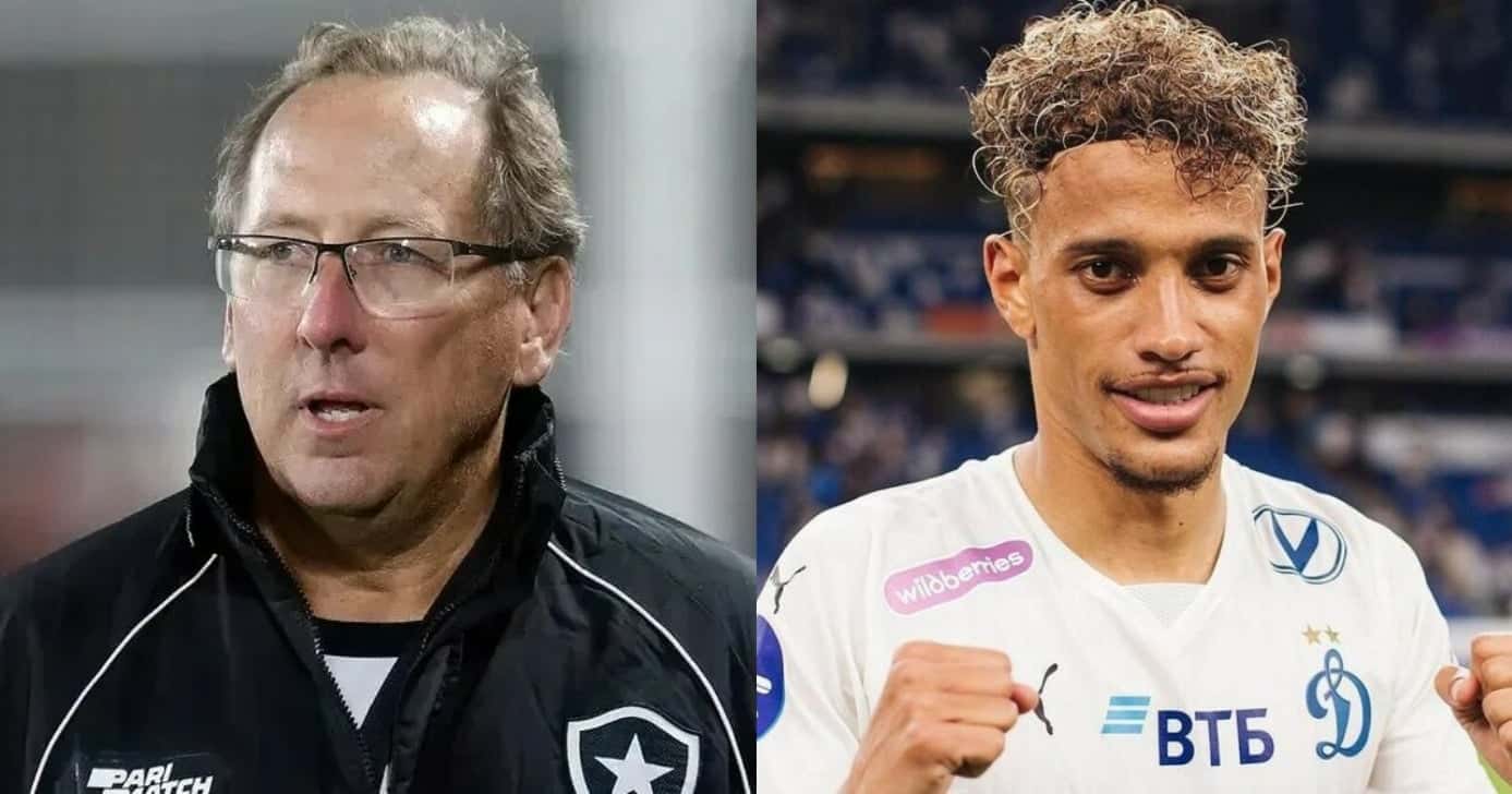Botafogo: Contratação de Bitello para jogar com Savarino (Foto: Reprodução/Montagem TV Foco)