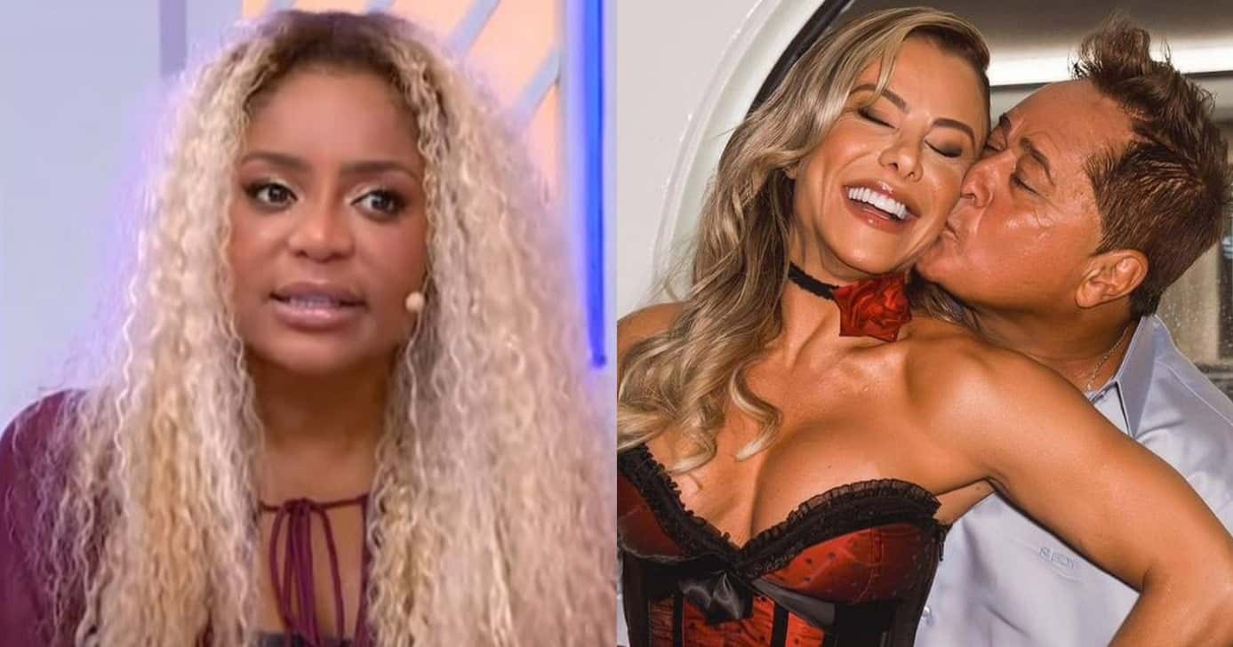 Cariúcha expõe fúria de Poliana com vídeo de Leonardo: "Em cima" (Foto: Reprodução/Montagem TV Foco)