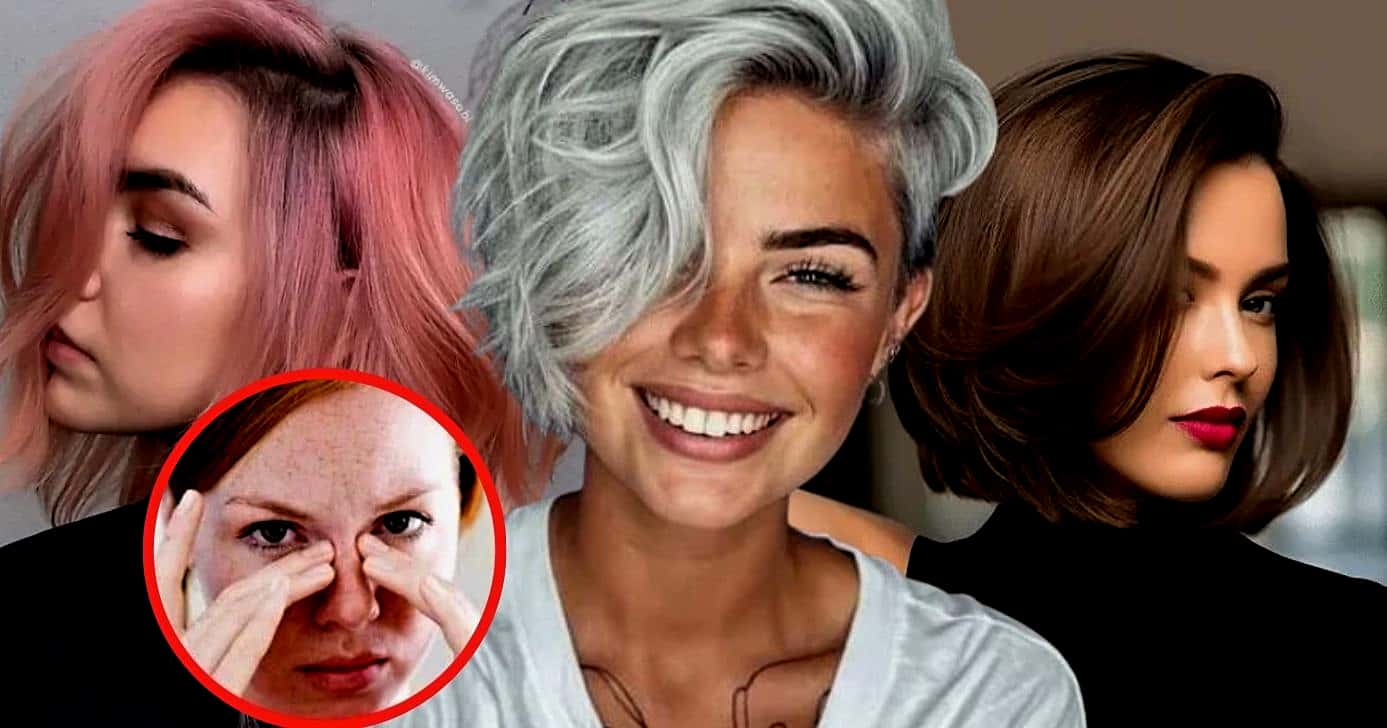 Cortes de cabelo estratégicos acabam com o nariz grande (Foto Reprodução/Montagem/Tv Foco/Freepik/Lennita)