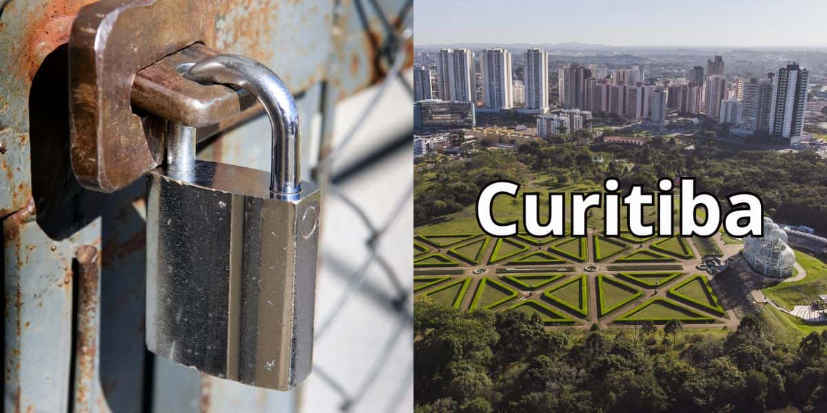 Fechamento de fábrica n°1 de Curitiba (Reprodução: Montagem TV Foco)