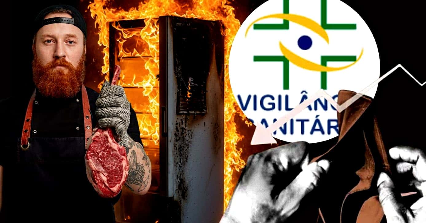 Incêndio e decreto da Vigilância colocam fim em frigorífico tradicional (Foto Reprodução/Montagem/Tv Foco/Canva/Lennita)