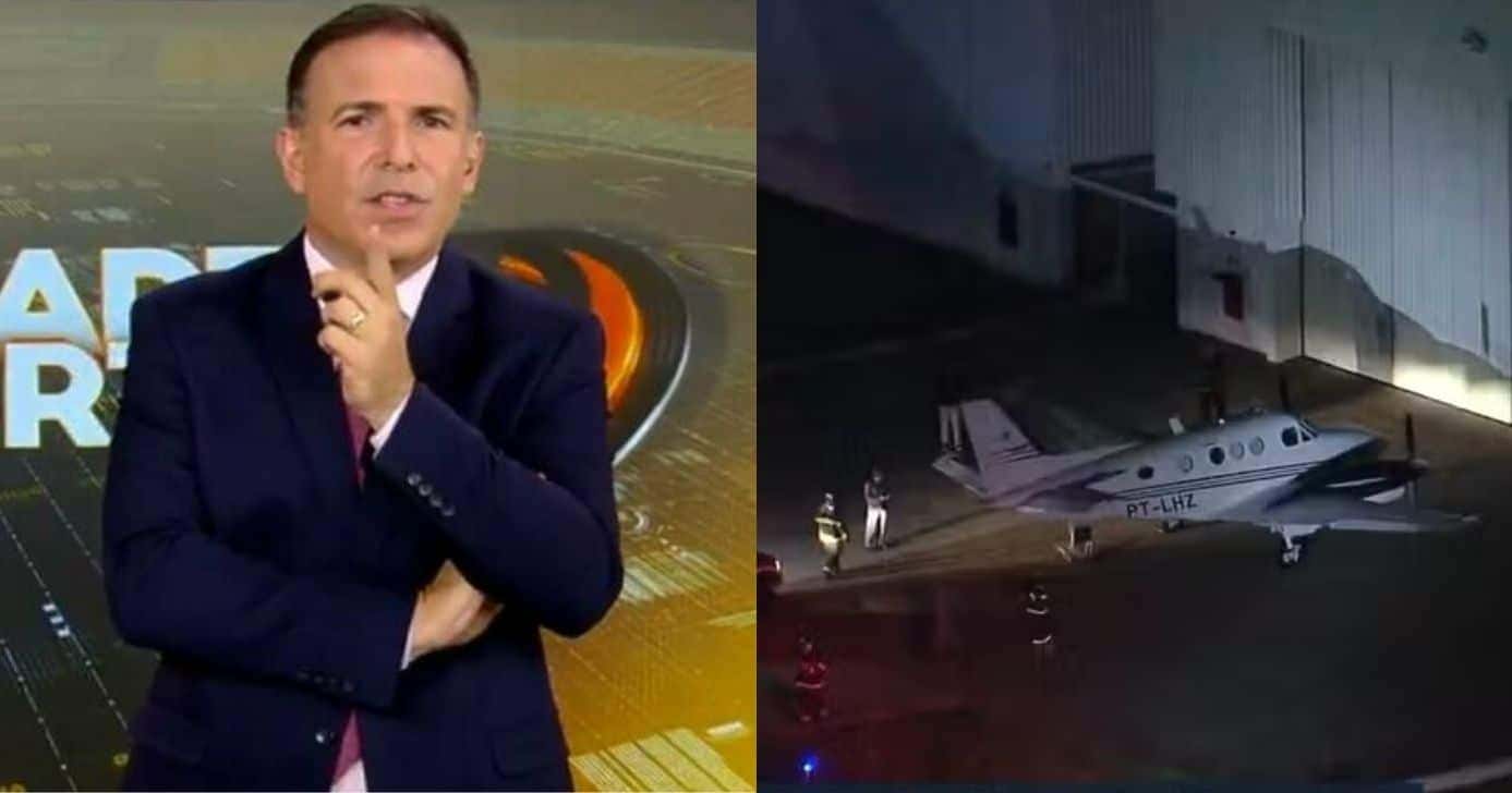 Reinaldo Gottino ao vivo no Cidade Alerta (Foto: Record)