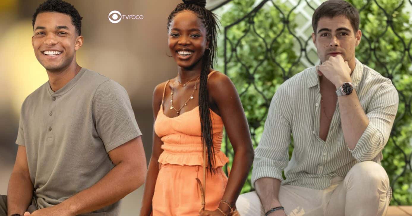 Samuel, Leo e Davi em Dona de Mim (Foto: Reprodução / Globo / Montagem TV Foco)