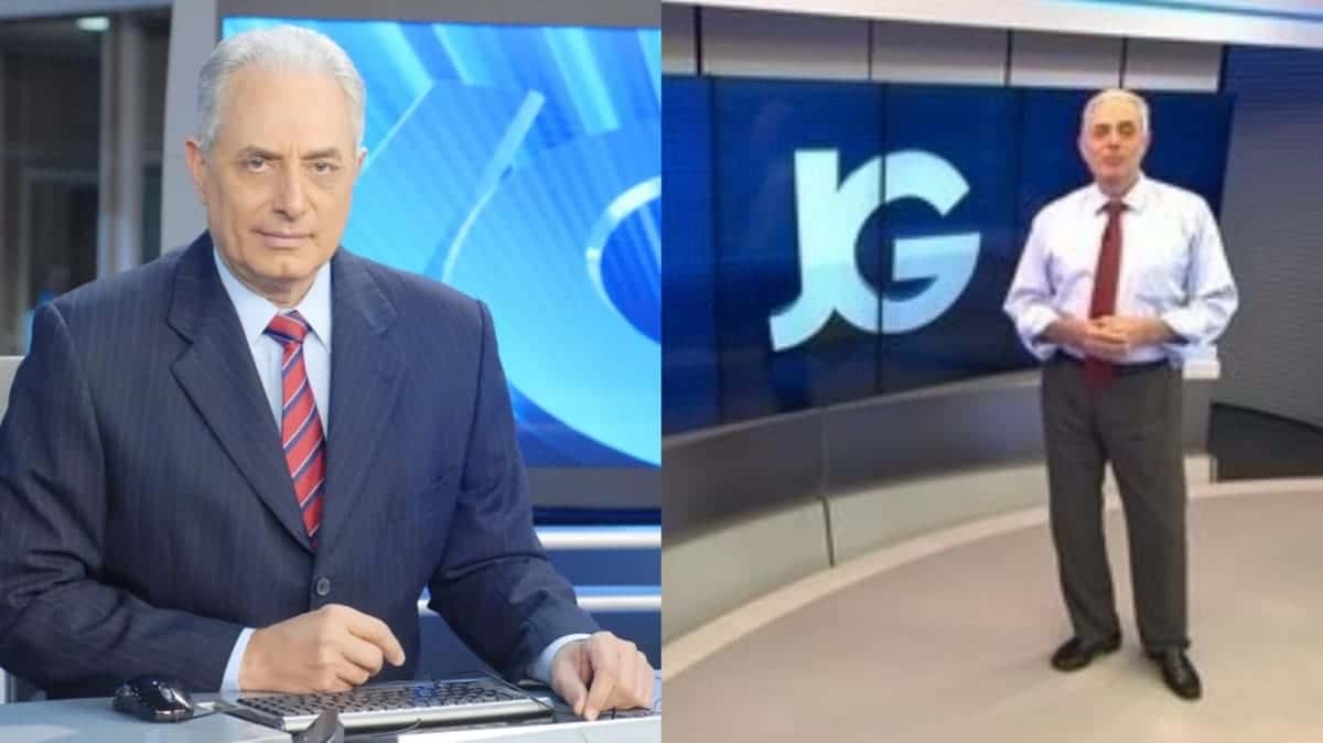 William Waack no Jornal da Globo (Foto: Reprodução/ Montagem)